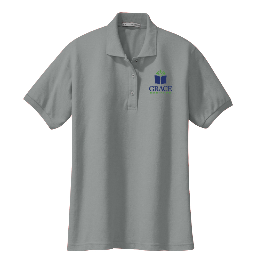 Grace Church Ladies Silk Touch Polo