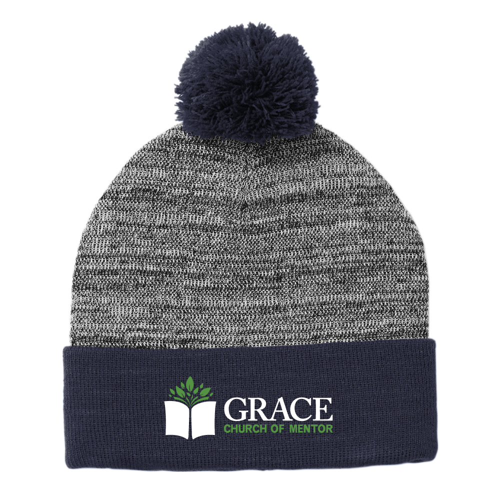 Grace Church Pom Knit Cap
